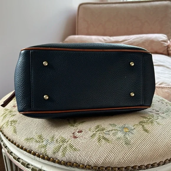 Dooney & Bourke Navy Leather Bag - Picture 7 of 10